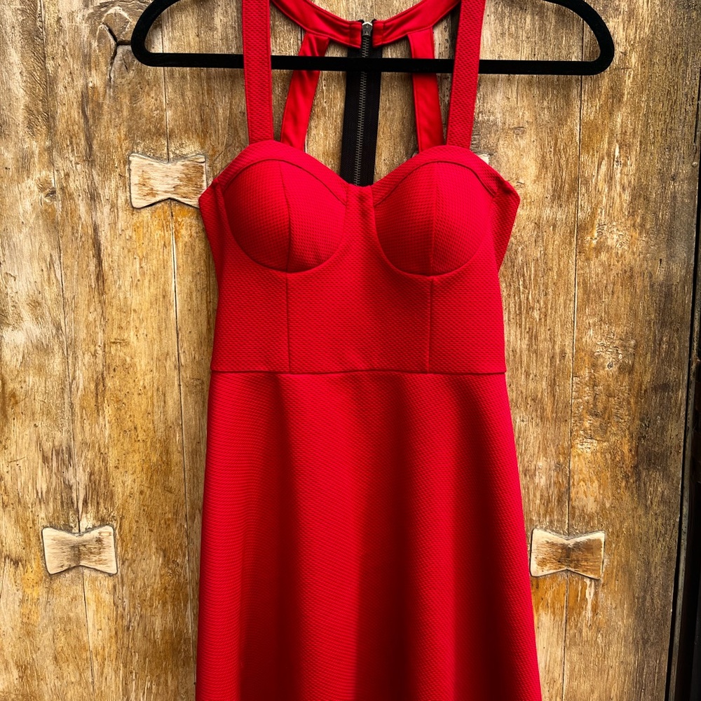 Small Red Mini Material Girl Dress